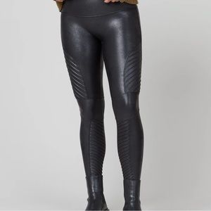 Faux Leather Moto Leggings